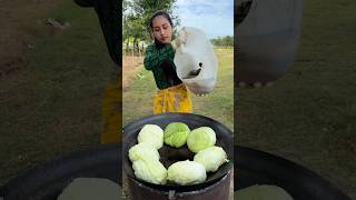 How to crispy fish with cabbage recipe shortvideo shorts cooking food recipe [upl. by Lucinda]