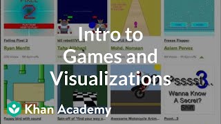 Intro to Games and Visualizations  Computer programming  Khan Academy [upl. by Freda]