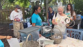 Young Gumbo Limbo group members collect electronic waste [upl. by Nivek310]