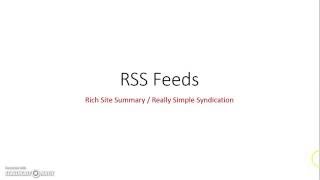 RSS Example [upl. by Gauntlett]