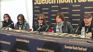 Europe press Conference  Sweden Rock Festival 2009 part 12 [upl. by Eentruoc530]