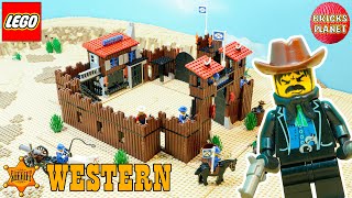 LEGO Western 6769 Fort Legoredo  Stop Motion Review [upl. by Ringsmuth345]