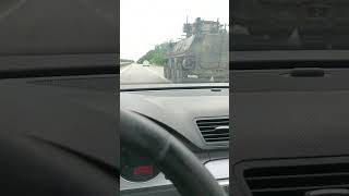 Ukraine  XX092024 Ukrainian BTR4E quotBucephalusquot Demonstrates Its Speed 100 Kmh On The Road [upl. by Kcuhc]