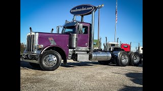 2016 Peterbilt 389 Daycab CAT Glider Kit [upl. by Hiasi]