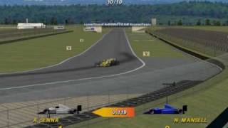 rFactor F1 1990 Mod by SRM at Silverstone [upl. by Dunkin764]