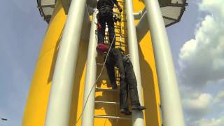 Wind Turbine  Ladder Rescue [upl. by Nilo386]