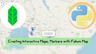 Python Interactive Maps with Folium  Part 1 [upl. by Sibella606]