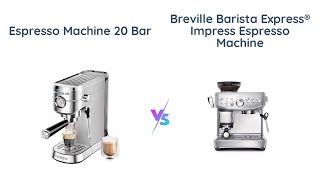 Espresso Machine Comparison CASABREWS 20 Bar vs Breville Barista Express [upl. by Riggall701]