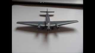 Zvezda 1200 Snap Fit Kit Junkers Ju523m Tante Ju Inbox  Building Review [upl. by Naujej]