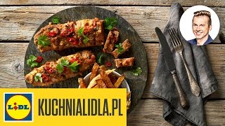 🍴 Polędwiczki w pikantnym sosie z domowymi frytkami  Karol Okrasa  Przepisy Kuchni Lidla [upl. by Eiuqnimod699]