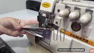 overlock machine folder [upl. by Huesman]