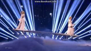 Eurovision 2014 Russia Tolmachevy Sisters  Shine Live at Semifinal 1 [upl. by Annerahs]