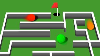 CRAZY GOLF MAZE Golf It [upl. by Schnapp]