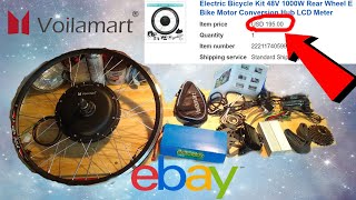 THE CHEAPEST EBIKE BUILD 48v 1000w 1 UNBOXING [upl. by Colville]