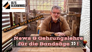 News und Gehrungslehre für die Record Power Bandsäge  Kleines DIY Projekt [upl. by Jarvis320]