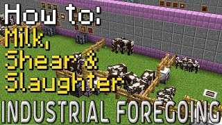 How to Industrial Foregoing  Husbandry Minecraft 1201 [upl. by Lurleen571]