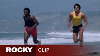 Rocky Balboa Trains with Apollo Creed  ROCKY III [upl. by Arimlede]