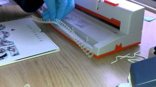 Detailed Calendar Wire Binding tutorial [upl. by Aztin]