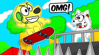 ROBLOX EXTREME SKATEPARK OBBY [upl. by Einnil]