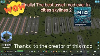 Cities Skylines 2 Mio Road Asset Pack [upl. by Luthanen]