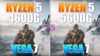 AMD Ryzen 5 4600G vs AMD Ryzen 5 5600G  Test in 5 Games  How Big is The Difference [upl. by Kciredohr]