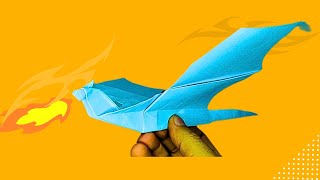 COMO FAZER UM DRAGÃO DE PAPEL QUE VOA COMO UM AVIÃO [upl. by Abbey]