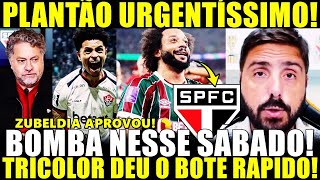 PLANTÃO URGENTE NESSE SÁBADO SPFC AGE RAPIDO NO MERCADO MARCELO E CAMISA 10 DA SERIE A CONFIRMADO [upl. by Kayle]