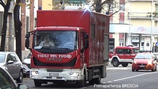 RARE Laboratorio Mobile NR2x AV Fiat PuntoCA Iveco Massif Vigili del Fuoco Pavia in Sirena [upl. by Kenn116]