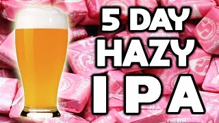 PINK STARBURST KVEIK HAZY IPA All Grain Recipe [upl. by Lenno]