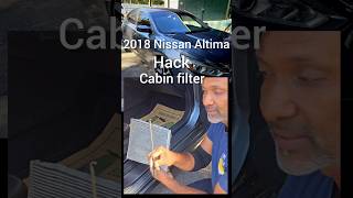 Hack cabin filter 2018 Altima  how to replace cabin filter [upl. by Namaj]