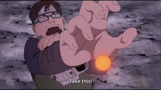 Katasuke Uses Scientific Ninja Tool Against Momoshiki Boruto episode 65 English dub HD [upl. by Hulbert]