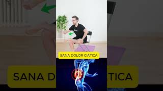 COMO QUITAR CIATICA I POSTURA DE YOGA PARA LA CIÁTICA I EJERCICIO CIATICA [upl. by Nosnevets122]