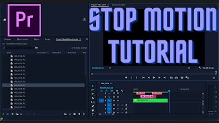 Premiere Pro Stop Motion Tutorial 2022 [upl. by Anihpesoj]