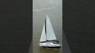 Sailboat on the ICW Amelia Island Florida boating sailing ameliaisland intracoastalwaterway f [upl. by Llejk]