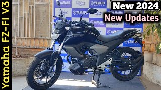 2024 Yamaha FZFi Version 30 Review  FZ FI V3 E20 Updates  Price amp Mileage [upl. by Eiresed694]