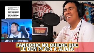 FANODRIC NO QUIERE QUE LE DEN PLATA A ALIANZA [upl. by Aerdnek]