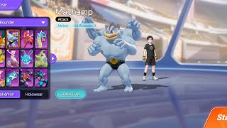 pokemon unite machamp pokemon gameplay [upl. by Nahij]