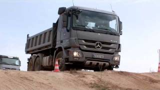 New MercedesBenz Actros Construction Site 2008 [upl. by Akinorev805]