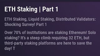 ETH Staking  Part 1  Tapswap Code [upl. by Annoyt]