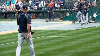 Derek Jeters Last WarmUp  Seattle Mariners [upl. by Magnusson]