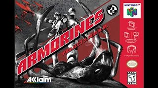 Armorines Project SWARM Intro  N64  HD [upl. by Ainel]