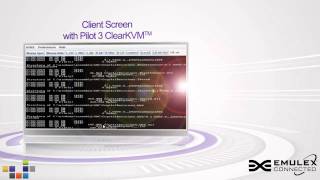 Emulex Pilot 3 ClearKVM™ Demonstration [upl. by Denn]