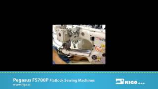 Pegasus FS700P Flatlock Sewing Machine [upl. by Ecinahc445]