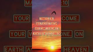 Thy will be done on earth as it is in heaven Christian Gospel Bible Jesus holyspirit Catholic [upl. by Yaj]