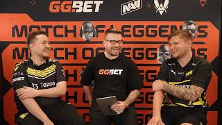 s1mple and ZywOo full interview for GGBET [upl. by Melamie348]