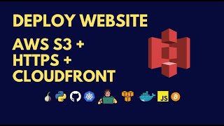 WebHosting in AWS using S3 via CloudFront  GoDaddy  Route53 [upl. by Seve357]