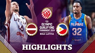 LATVIA BINURA NG GILAS PILIPINAS [upl. by Ahswat]