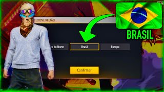 COMO CAMBIAR DE REGION EN FREE FIRE  2024  BRASIL Y CUALQUIER OTRA REGION  FREEFIREE [upl. by Dias]