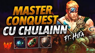 CU CHULAINN DOMINANDO LA SOLO ft Hota  Warchi  Smite Master Conquest [upl. by Luane]