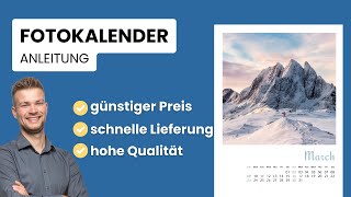 Fotokalender gestalten für 2025  Anleitung amp bester Anbieter [upl. by Gipsy]